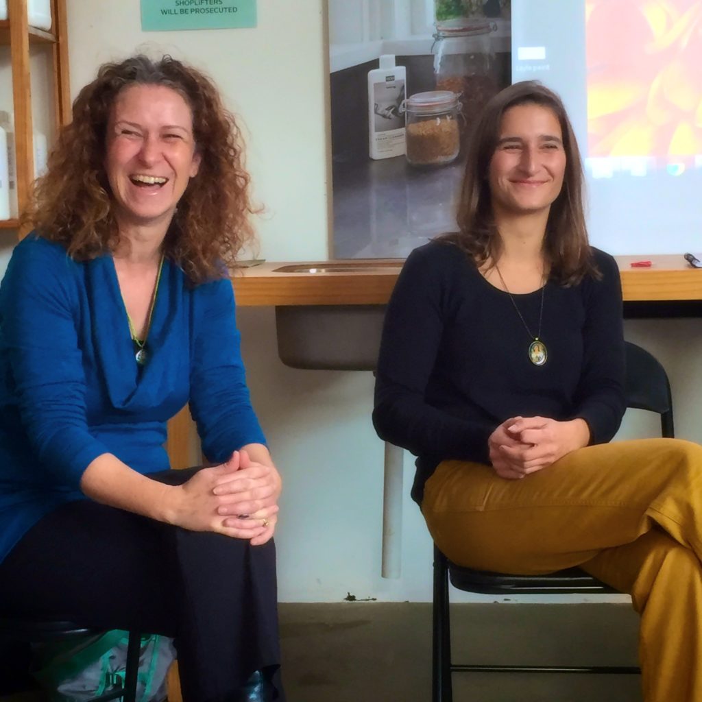 Tricia Love (left) + Sarah Grohnert